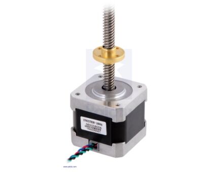 NEMA 17 Step Motor: Bipolar, 200 Adım/Devir 42×38mm, 2.8V, 18cm Mil PL-2689