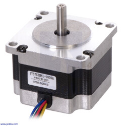 NEMA 23 Hibrit Step Motor: Unipolar-Bipolar, 200 Adım, 5.7V 1A/Faz PL-1476 (SY57STH41-1006A) - Thumbnail