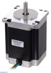 NEMA 23 Hibrit Step Motor: Unipolar-Bipolar, 200 Adım, 8.6V 1A/Faz PL-1477 (SY57STH76-1006A) - Thumbnail