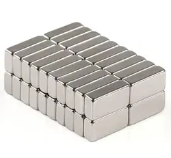  - Neodymium Mıknatıs Köşeli Boy 20mm X En 8mm X Kalınlık 2 mm