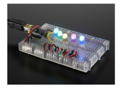 NeoPixel 5 mm RGB LED (5li paket) - Thumbnail