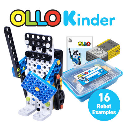 OLLO Kinder Robotik Kodlama Seti : Akıllı Teknoloji ile 16 Robot Dersi