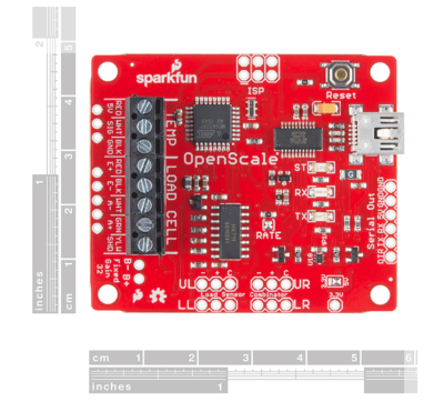 SparkFun OpenScale Ağırlık ve Sıcaklık Verisi Toplama Kartı - SEN-13261