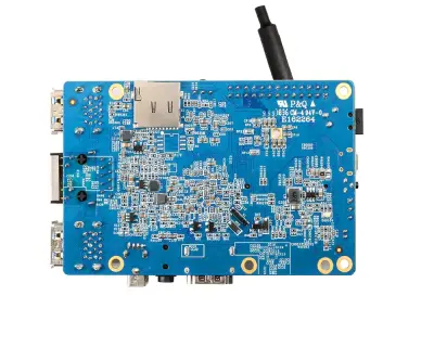 Orange Pi 3 Tek Kart Mini PC Bilgisayar - A53 Quad 64 bit, 2GB DDR3, 8GB eMMC