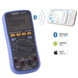 Owon B41T Plus (B41T+) True RMS Multimetre DMM - 4 1/2 Dijit, Bluetooth - Thumbnail
