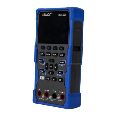 Owon HDS120 1 MHz 1 Kanal El Tipi Osiloskop ve Multimetre - 20.000 sayım, True RMS