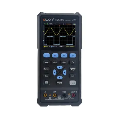 Owon HDS307S 70 MHz El Tipi Osiloskop, Multimetre & Sinyal Jeneratörü, 2Ch