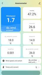 Owon OWM5500 Akıllı AnemoMetre (Rüzgar Hızı Ölçer) - 7 Çeşit Ölçüm - Thumbnail