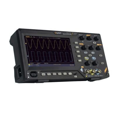 Owon SDS210S Profesyonel 2 Kanal 100Mhz Masa Tipi Osiloskop & Dalga Üreteci