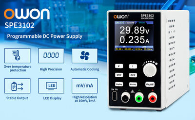 Owon SPE3102 Ayarlı Laboratuvar Tipi Güç Kaynağı - 200W, 0-30V, 0-10A