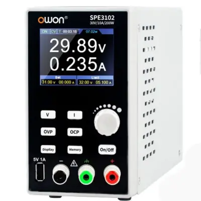 Owon SPE3102 Ayarlı Laboratuvar Tipi Güç Kaynağı - 200W, 0-30V, 0-10A