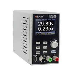 Owon - Owon SPE3103 Ayarlı Laboratuvar Tipi Ayarlı Güç Kaynağı - 300W, 0-30V, 0-10A