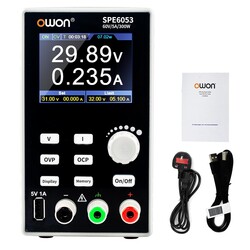 Owon SPE6053 Ayarlı Laboratuvar Tipi Güç Kaynağı - 300W, 0-60V, 0-5A - Thumbnail