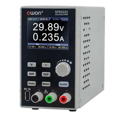 Owon SPE6102 Ayarlı Laboratuvar Tipi Güç Kaynağı - 200W, 0-60V, 0-10A