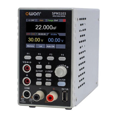 Owon SPM6103 Ayarlı Güç Kaynağı + Multimetre - 60V, 10A, 300W