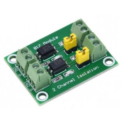PC817 Optokuplör 2 Kanal Optik İzolasyon Modülü