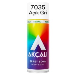 Akçalı - Permolit Akçalı Sprey Boya - 400mL, Açık Gri