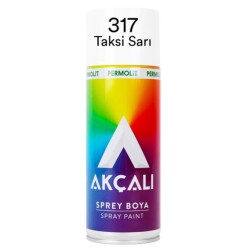 Akçalı - Permolit Akçalı Sprey Boya - 400mL, Taksi Sarı