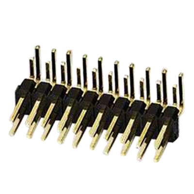 Pin Header ( 20 pin, 2x10 ) - Erkek - 2.54mm - THT - 90C - Connfly