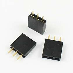 Çin - Pin Header ( 3 pin, 1x3 ) - Dişi - 2.54mm - THT