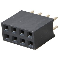 Çin - Pin Header ( 8 pin, 2x4 ) - Dişi - 2.54mm - THT Çin - Pin Header ( 8 pin, 2x4 ) - Dişi - 2.54mm - THT