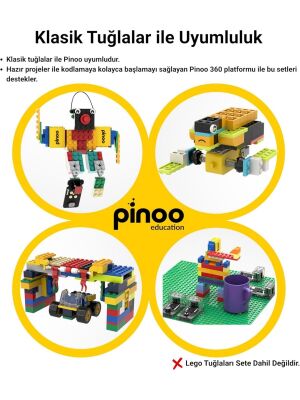Pinoo Klasik Seri Robotik ve Kodlama Eğitim Seti (Tam Set)