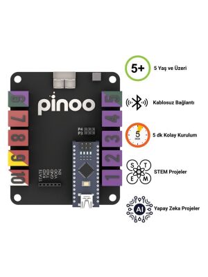 Pinoo Klasik Seri Robotik ve Kodlama İcat Seti