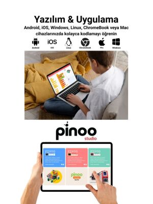 Pinoo Klasik Seri Robotik ve Kodlama İcat Seti