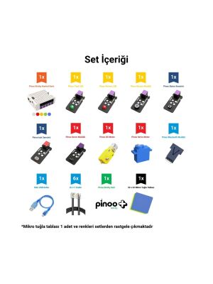 Pinoo Robotik ve Kodlama Education Start Seti (Bricky Serisi)