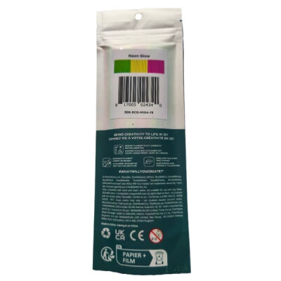 PLA Neon Glow Mixed Pack Filament - 75 Ad, 3DS-ECO-MIX4-75, Start+