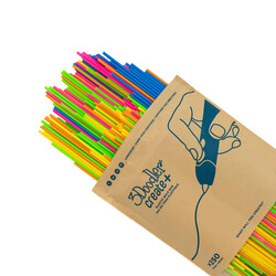 3Doodler - 3Doodler PLA Plastic Neon Sunset, Create Plus & PRO için 250 Filament Çubuk