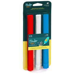 PLA Red - White - Blue Mixed Pack Filament - 75 Ad, 3DS-ECO-MIX1-75, Start+ - Thumbnail