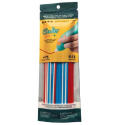 3Doodler - PLA Stars and Stripes Mixed Pack Filament (75 Ad, 3DS-ECO-MIX1-75, Start+