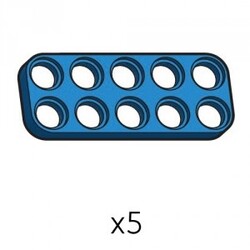 Robotis - Plate (SPD-2b5(B)) | Robotis DREAM Uyumlu Plaka - MAVİ | 5 Adet Robotis - Plate (SPD-2b5(B)) | Robotis DREAM Uyumlu Plaka - MAVİ | 5 Adet