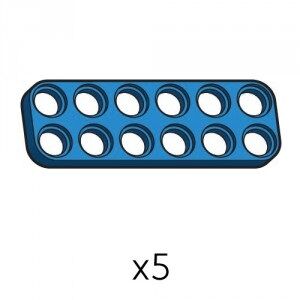 Plate (SPD-2b6(B)) | Robotis DREAM Uyumlu Plaka - MAVİ | 5 Adet