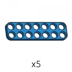 Robotis - Plate (SPD-2b7(B)) | Robotis DREAM Uyumlu Plaka - MAVİ | 5 Adet