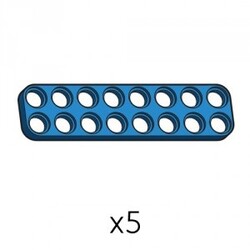 Robotis - Plate (SPD-2b8(B)) | Robotis DREAM Uyumlu Plaka - MAVİ | 5 Adet