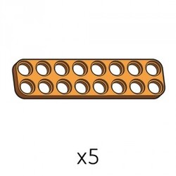 Robotis - Plate (SPD-2b8(O)) | Robotis DREAM Uyumlu Plaka - TURUNCU | 5 Adet Robotis - Plate (SPD-2b8(O)) | Robotis DREAM Uyumlu Plaka - TURUNCU | 5 Adet