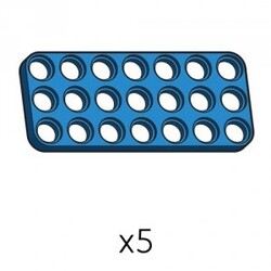 Robotis - Plate (SPD-3b7(B)) | Robotis DREAM Uyumlu Plaka - MAVİ | 5 Adet