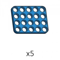 Robotis - Plate (SPD-4b5(B)) | Robotis DREAM Uyumlu Plaka - MAVİ | 5 Adet