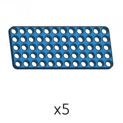 Robotis - Plate (SPD-5b12(B)) | Robotis DREAM Uyumlu Plaka - MAVİ | 5 Adet Robotis - Plate (SPD-5b12(B)) | Robotis DREAM Uyumlu Plaka - MAVİ | 5 Adet