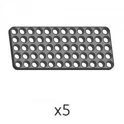 Robotis - Plate (SPD-5b12(K)) | Robotis DREAM Uyumlu Plaka - SİYAH | 5 Adet Robotis - Plate (SPD-5b12(K)) | Robotis DREAM Uyumlu Plaka - SİYAH | 5 Adet