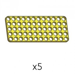 Robotis - Plate (SPD-5b12(Y)) | Robotis DREAM Uyumlu Plaka - SARI | 5 Adet