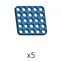 Robotis - Plate (SPD-5b5(B)) | Robotis DREAM Uyumlu Plaka - MAVİ | 5 Adet Robotis - Plate (SPD-5b5(B)) | Robotis DREAM Uyumlu Plaka - MAVİ | 5 Adet