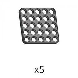 Robotis - Plate (SPD-5b5(K)) | Robotis DREAM Uyumlu Plaka - SİYAH | 5 Adet Robotis - Plate (SPD-5b5(K)) | Robotis DREAM Uyumlu Plaka - SİYAH | 5 Adet