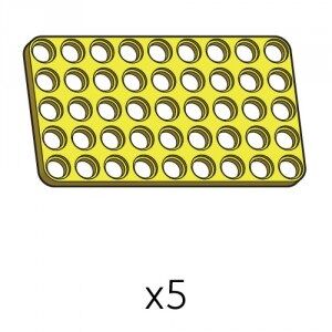 Plate (SPD-5b9(Y)) | Robotis DREAM Uyumlu Plaka - SARI | 5 Adet