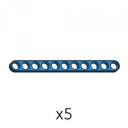 Robotis - Plate (SPI-1b11(B)) | Robotis DREAM Uyumlu Plaka - MAVİ | 5 Adet