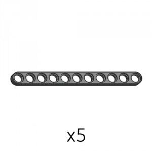 Plate (SPI-1b11(K)) | Robotis DREAM Uyumlu Plaka - SİYAH | 5 Adet