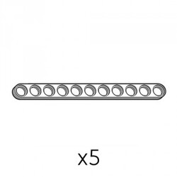 Robotis - Plate (SPI-1b11(W)) | Robotis DREAM Uyumlu Plaka - BEYAZ | 5 Adet Robotis - Plate (SPI-1b11(W)) | Robotis DREAM Uyumlu Plaka - BEYAZ | 5 Adet