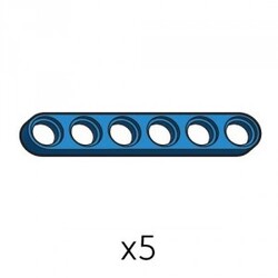 Robotis - Plate (SPI-1b6(B)) | Robotis DREAM Uyumlu Plaka - MAVİ | 5 Adet